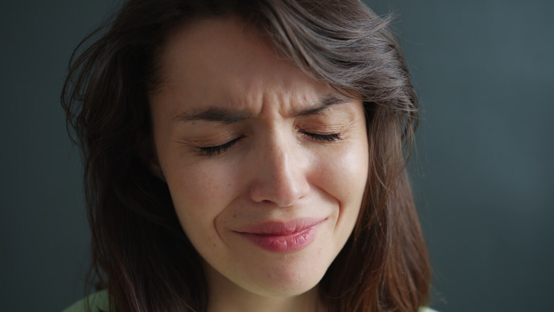 emotional woman portrait