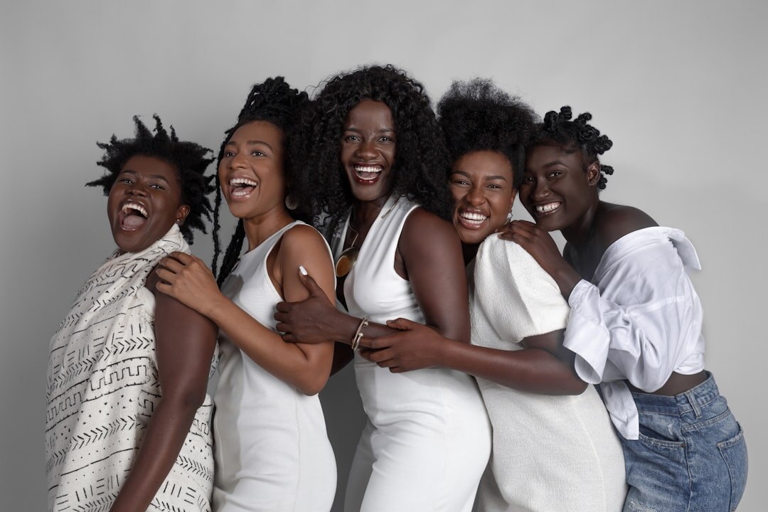 group of women smiling